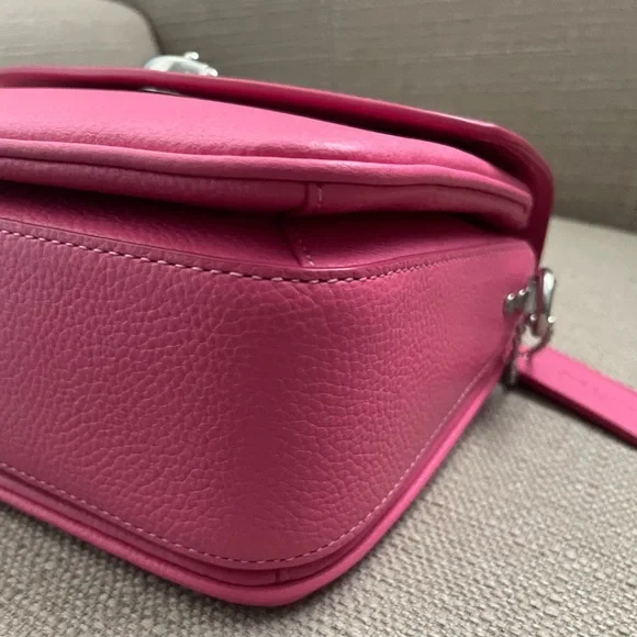 Coach Cassie Crossbody 19 With Heart Strap In Petunia with pins and rivets NWT - Picture 9 of 16